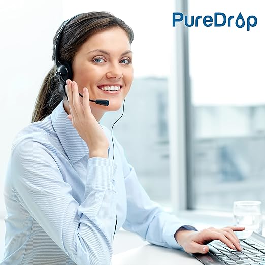 UC15 Under Sink Water Filter, 23K Gallons Capacity Water Filtration System, Direct Connect to Kitchen Sink Faucet, Drinking Water Filter Reduces Chlorine