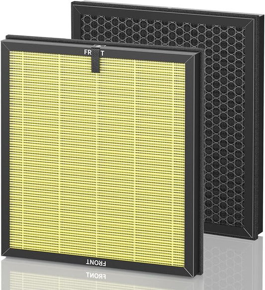 AP303 AP304 Replacement Filters, Compatible with DAYETTE AP303/304 Air Purifier, and for FRESHDEW AP303 / AP304 Purifier, HEPA Filter with 3 Stage Filtration, 2 Pack (Pet Filter)