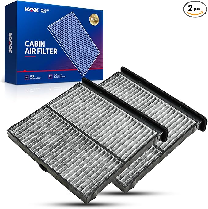 KAX Cabin Air Filter, CF12775 Replacement for Forester 2019-2024 2.5L, 2022-2024 WRX 2.4L, Strong Adsorption w/Upgraded Activated Carbon-2Pcs