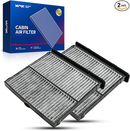 KAX Cabin Air Filter, CF12775 Replacement for Forester 2019-2024 2.5L, 2022-2024 WRX 2.4L, Strong Adsorption w/Upgraded Activated Carbon-2Pcs