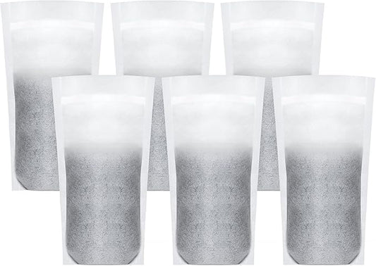 AQUA CREST Replacement for Brita® Refillable Filter, Brita® Refillable Water Filtration System, Less Plastic, Replaces 1,800 Plastic Water Bottles a Year, 6 Filters