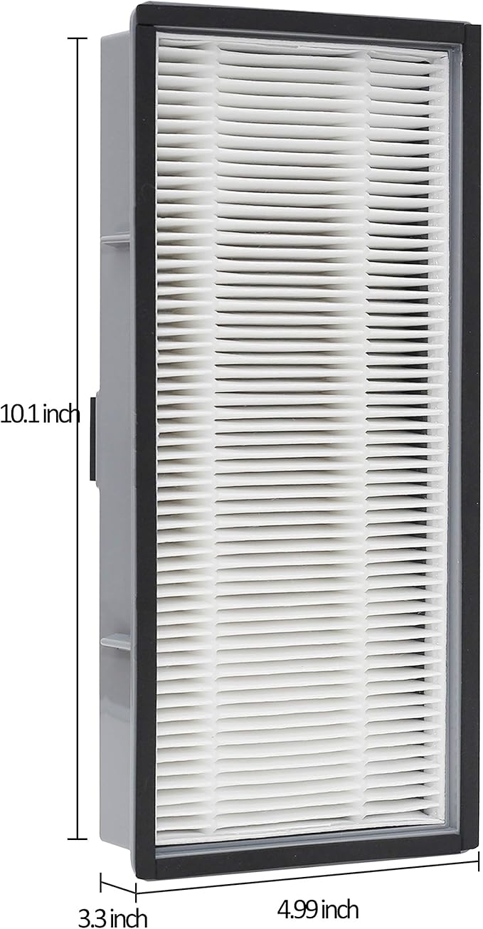 A/D/H True HEPA Replacement Filter, Advanced Allergen + Bacteria & Virus, Compatible with Filtrete FAP-TT-ADH, Replacement for Holmes HAP9243, Compare to AND Honeywell HPA060(BWM), 2 Pack