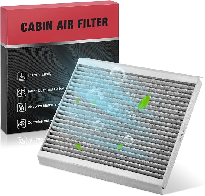 BDFHYK CF10728 Cabin Air Filter w/Activated Carbon Replacement for Elantra, Accent, Elantra Coupe, Elantra GT, Rondo, Forte Koup, Forte, Forte 5