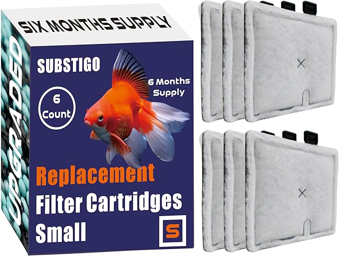 Small Fish Tank Filter Compatible for Aqueon Replacement Filter Cartridges Small for QuietFlow E Internal Power Size 10 filter for Aqueon MiniBow Aquarium Fish Tank SmartClean 1 2.5 5 Gallon S