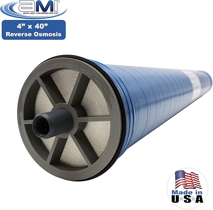 4x40 Low Energy Reverse Osmosis Membrane Element for Tap Water | 2900 GPD at 150 psi | 99.5% Rejection | Replacement Commercial RO Membrane | Applied Membranes USA M-T4040ALE…