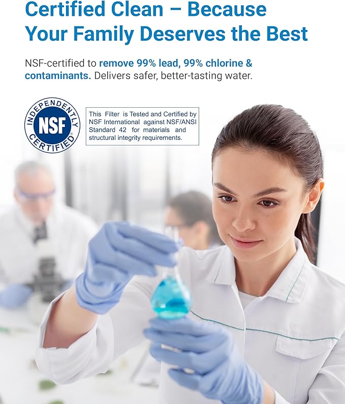 EDR3RXD1 Replacement Water, Compatible with 4396841, 4396710, KAD3RXD1, WHR3RXD, Kenmore 46-9083, 46-9030, 2 Pack