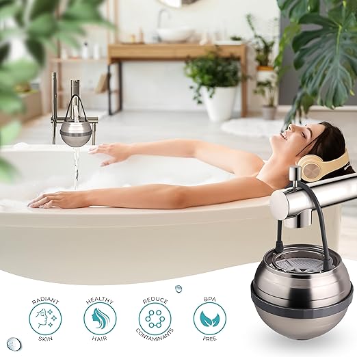 Bath Filter for Tub Faucet-11 Stage Bathtub Water Filter-Removes Contaminants, BPA Free, Purify Tub Bathwater for Healthy Skin & Hair, Baby & Kids