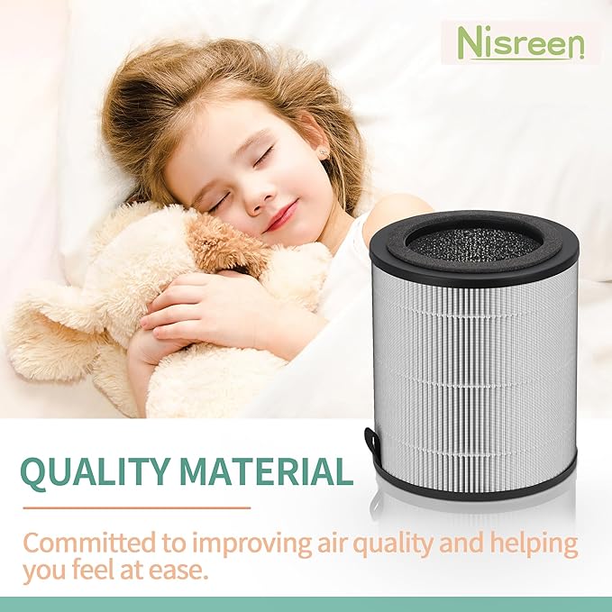 JF 100 Replacement Filter Compatible with Jafanda Air P Puri-fier Filter JF100, 3-Stage Filtration with High-Efficiency Carbon, Compare to Part# JF100-RF, 2-Pack