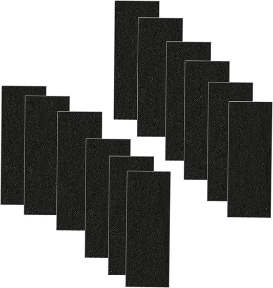 12 Pack Activated Charcoal Filters for Nature's Miracle Cat Litter Box Replacment Charcoal Filter Mat