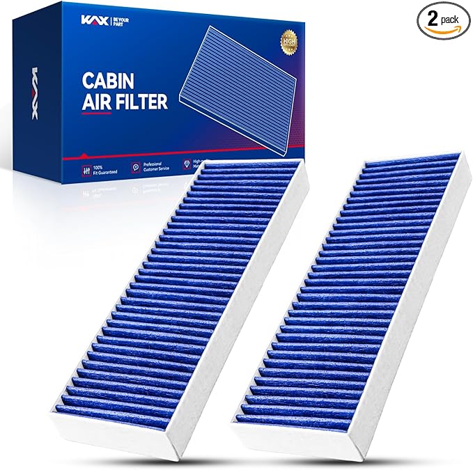 KAX Premiun Cabin Air Filter CF8603A Replacement for Accord 1998-2002,Acura TL 1999-2003, Acura CL 2001-2003, Strong Adsorption w/Upgraded Activated Carbon,Pack of 2