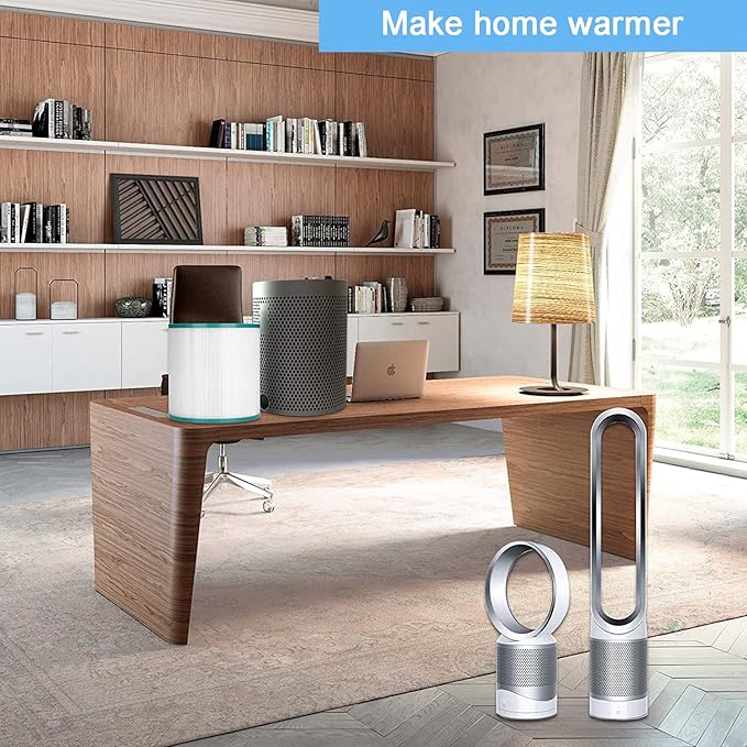 Replacement TP02 Air Purifier Filters Compatible with All Dyson Pure Cool Link Models TP01, TP02, TP03, BP01, AM11 Tower Purifier Part # 968126-03 305158-01, 305159-01, 308400-01 (2 Pack)