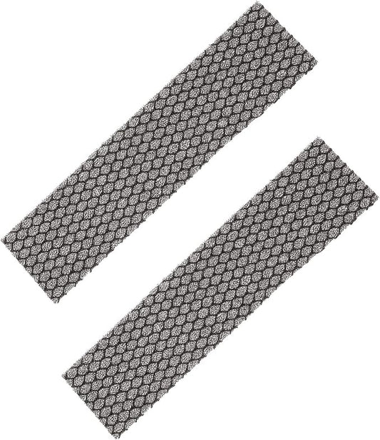 PATIKIL 8.5" x 2" x 0.2" Air Conditioner Foam Filter, 2 Pack Air Filtering Replacement Washable Reusable for Air Conditioning Purifiers, Black