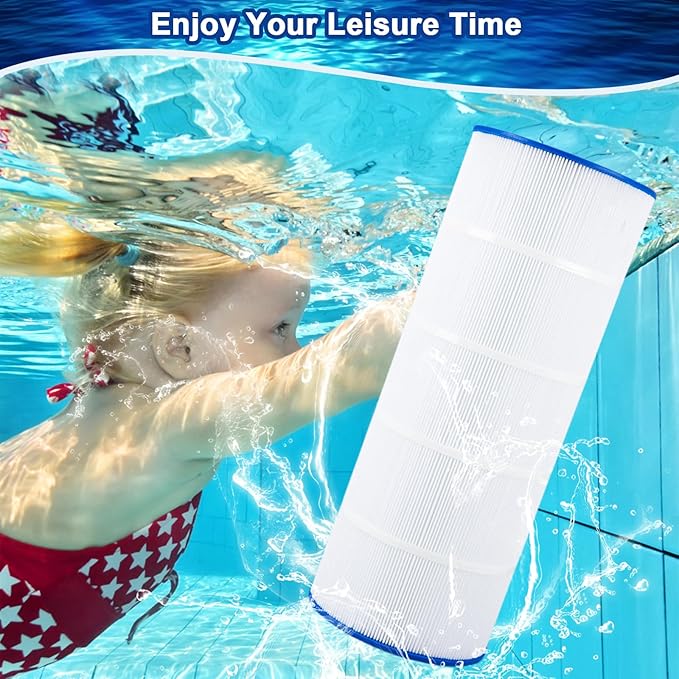 C1200 Pool Filter Compatible with Hayward C1200, CX1200RE, Pleatco PA120, Unicel C-8412, Clearwater II 125, 120 sq.ft, 2 Pack
