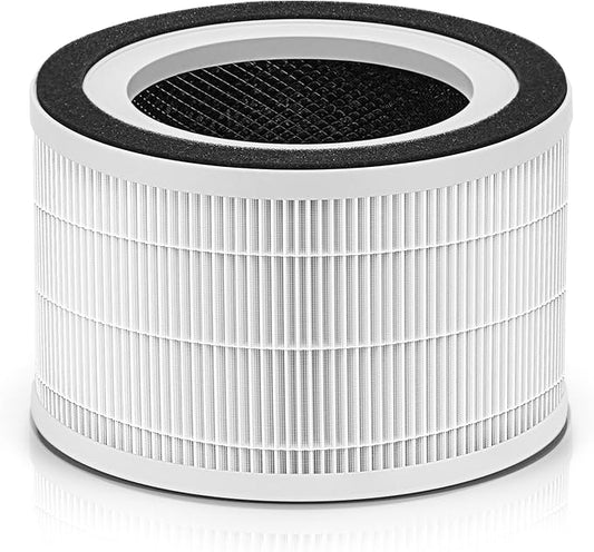 True HEPA Filter Replacement Compatible with Afloia Air Filter Replacement Fillo/Halo and Allo Air Filter, Match ASIN: B088FHCS83/B07JG1R2GB/B07WR2CT7V, 3-IN-1 Filtration, 1-Pack