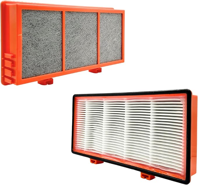 Nispira AER1 Filter Replacement for Holmes Air Purifier Smoke Grabber HAPF30AS-U4R HAPF30AT Odors Dust VOCs Remover 1.2 x 10 x 4.6 Inches, 4 Packs. (HEPA + Carbon)