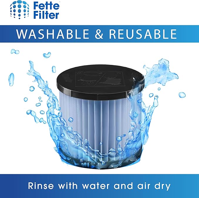 Fette Filter - Fette Filter - A32RF08 Fine Dust Replacement Filter Compatible With RYOBI 18V ONE+ P3240, PCL733, and PCL734 Compare to Part # A32RF08. Pack of 2