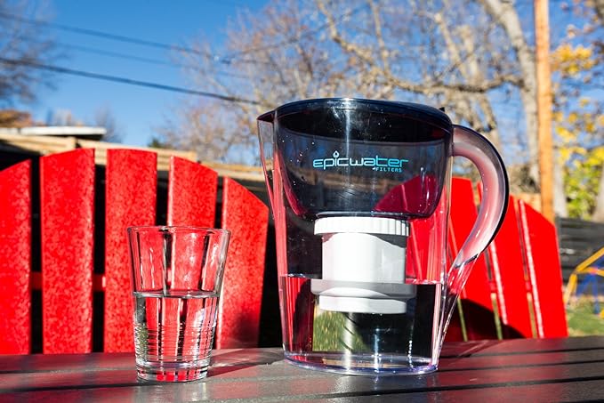 Epic Water Filters REPLACEMENT FILTER/Compatible with Epic Pure Water Pitcher/Removes Fluoride, Lead, Forever Chemicals, Heavy Metals, Chemicals, Industrial Pollutants/Filters 150 Gallons