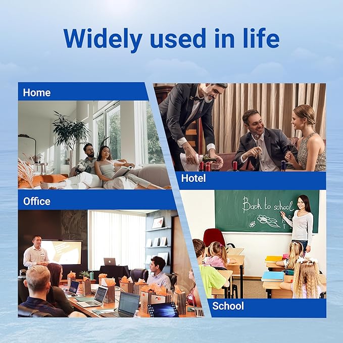 Improvedhand C545 Replacement Filter S Compatible with Winix C545 Air Purifier, True HEPA High Efficiency, Replaces Filter S 1712-0096-00 4PACK