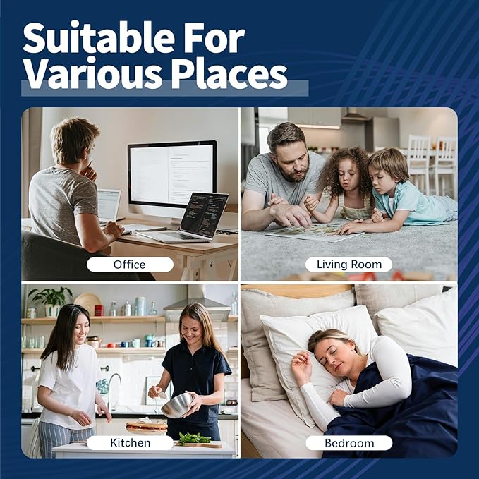 HPA300 Replacement Filter Compatible with Honeywell Air Purifier HPA300 HPA304 Series, 3 HEPA Filter R & 4 Pre-Filter, HRF-R3