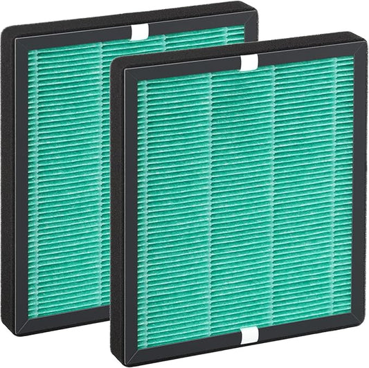 R1 P1801 P1802 Filter Replacement Compatible with YIOU R1 P1802 & Elechomes P1801, for Pet-Raising Families, Deep Green, 2 Pack