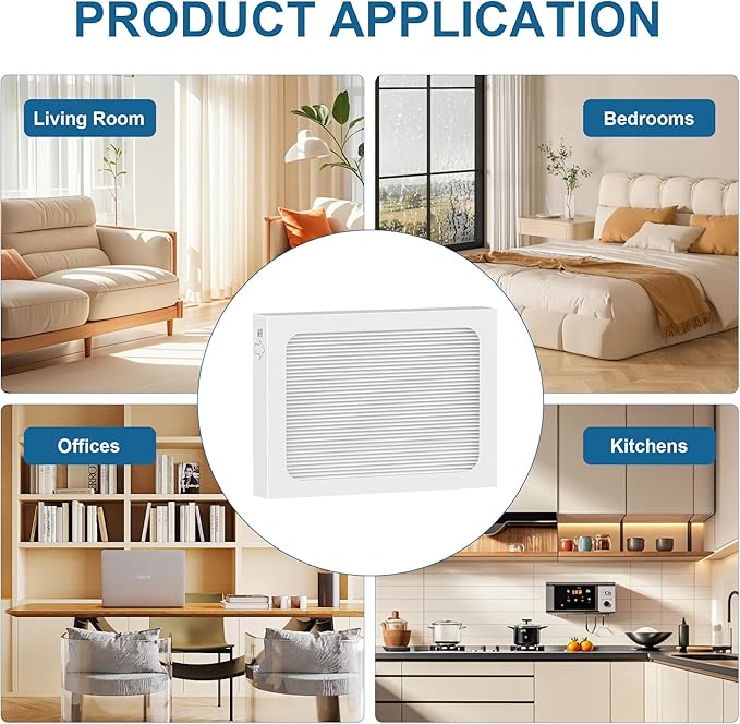 9 x 11 x 1 Air Filter for Santa Fe Compact70 Dehumidifier Ultra70 Element Compact2 UA 65H, 4 Pack