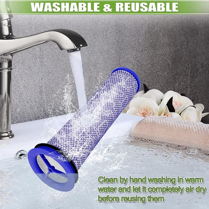 Replacement for Dyson DC41,DC65,DC66 Hepa Post-Motor Filter & Pre-Motor Filter,Multi Floor,Animal and Ball Vacuums.Compatible Part#920769-01&920640-01…