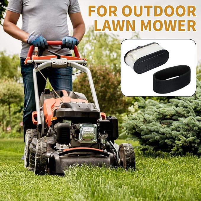 Gisafai 11013-7047 11013-0752 11013-0726 Air Filter with Pre Filter 11013-7046 Compatible with Kawasaki FR651V FR691V FR730V FS481V FS541V FS600V FS651V FS691V FS730V 4 Cycle Engine Lawn Mower (6 Pcs)