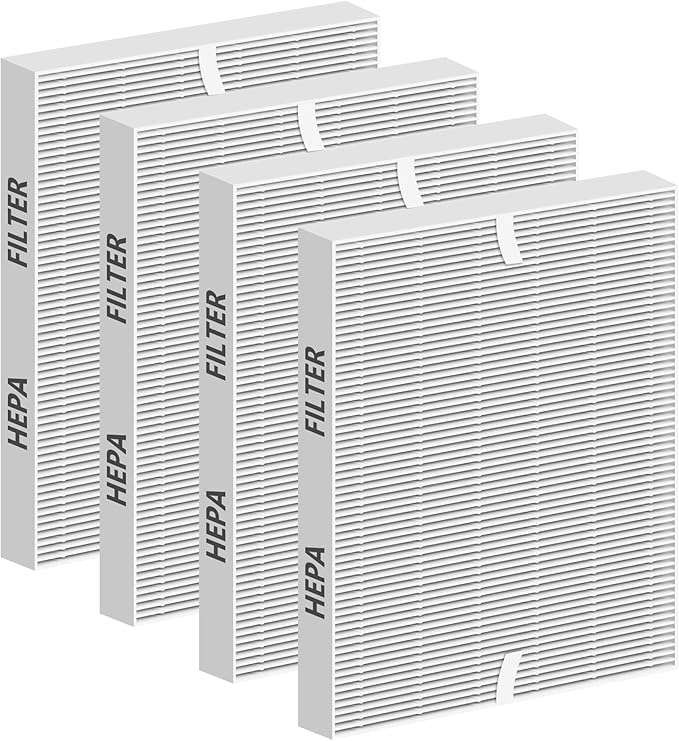 Improvedhand AP-1512HH Filter Replacement for Coway Airmega 200m series AP-1512HH-FP AP-1518R AP-1519P, 4 Pack H13 True High Efficiency Filter Replace Part # 3304899