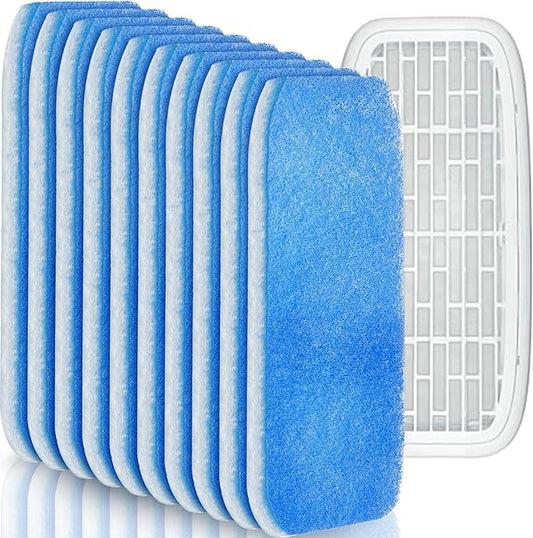 10 Pack RV AC Filters for Air Conditioner Vent 10 RV Filters Replacement for Air Conditioner Vent Compatible with MERV 6 AC Filter(12.9 x 5.5 Inch)