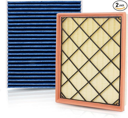 Cabin & Engine Air Filter Fits for Escape 2020-2026 1.5L/2.0L; Bronco Sport 2021-2026 1.5L/2.0L; Maverick 2022-2026 2.0L; Corsair 2020-2026 2.0L/2.3L Air Filter Replacement CF12772 JX6Z9601A