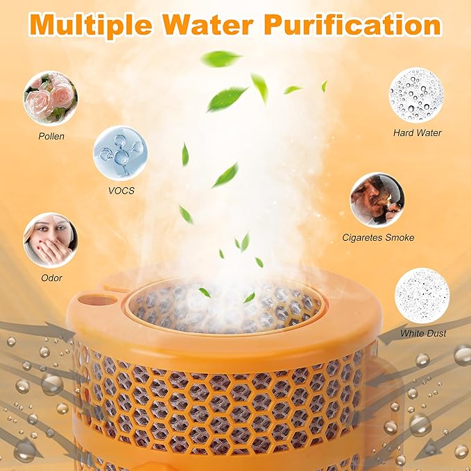 PH04 PH03 Evaporator Filter Replacement Assembly Compatible with Dyson PH01 PH02 PH03 PH04 PH3A Purifier Humidify + Cool, 2 Pack Air Purifier Humidifier Evaporator Filter, 1 Cleaning Brush