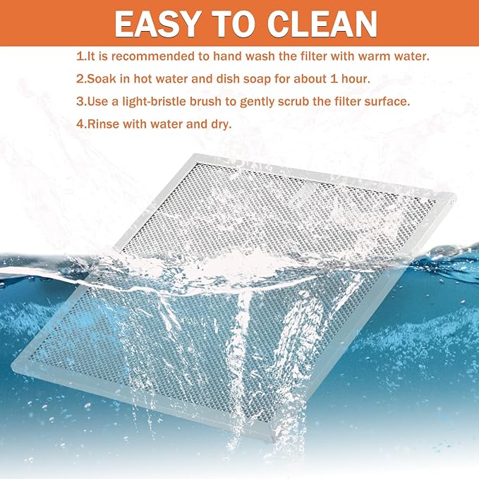 1 Pack S99010467 Range Hood Filter Replacement 5 Layer Aluminum Mesh Hood Grease Filter Fit for Broan Range Hood Filter BXT1 &Nutone AR1 series 99010467