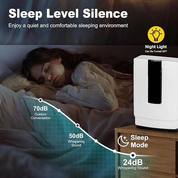 HSP001 Filter Replacements Compatible with HATHASPACE HSP001 Air Purifier, 4 in 2 H13 True HEPA and Activated Carbon Filter, 2 Pack