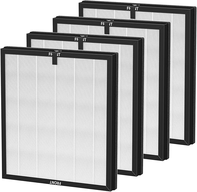 AP303/AP304 Replacement Filter Compatible with DAYETTE & FRESHDEW AP303/AP304, 3-in-1 Filtration System Filters with Activated Carbon for Dust, Pet Dander (Original Filter)