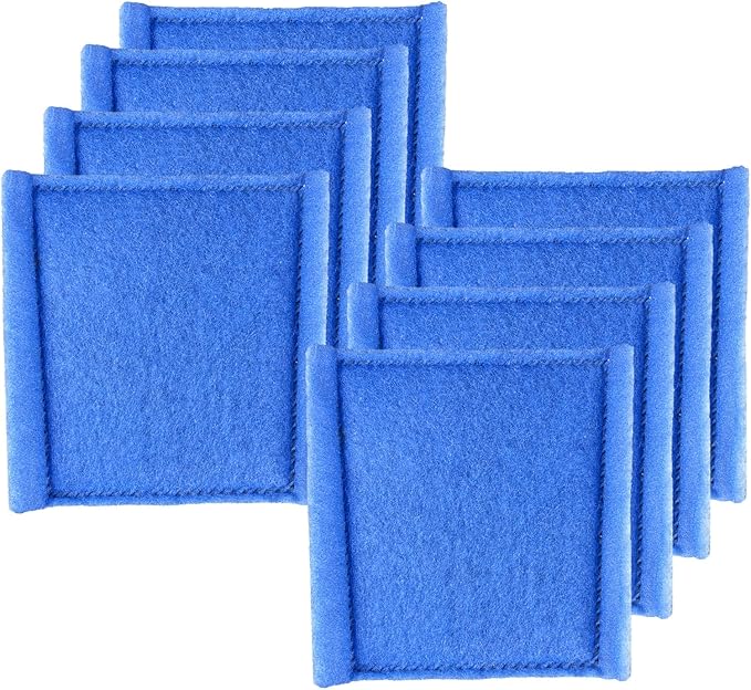 8 Pack Aquarium Filter Cartridges Replacement Filter Pad Compatible with Rite-Size C – Fits Marineland Penguin PRO 275/375 & Penguin 200/350 Power Filters