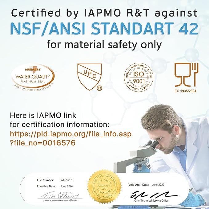 Ronaqua 20" x 4.5" Big Sediment Replacement Water Filter Cartridge, 50 Micron, NSF Certified, for Whole House, Compatible with 155358-43, 2PP20BB1M, AP810-2, FPMB-BB5-20, P5-20BB, SDC-45-2005, 10 Pack