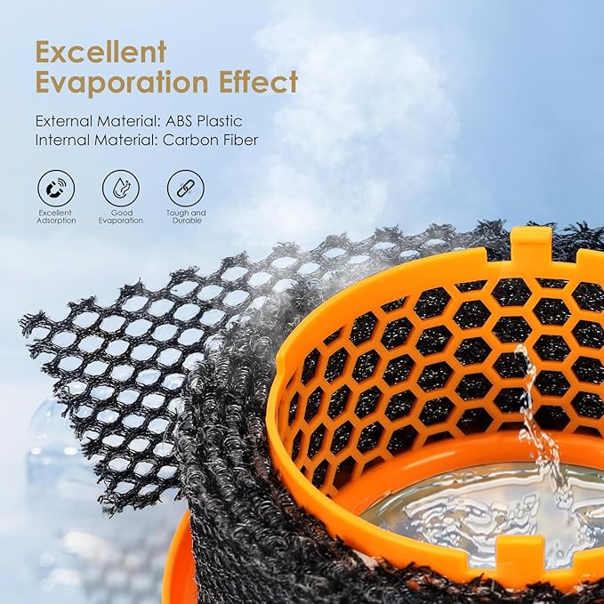 Air Purifier Carbon Fiber Evaporator Filter Compatible with Dyson PH01 PH02 PH03 PH04 PH3A Air Purifier Replacement Parts