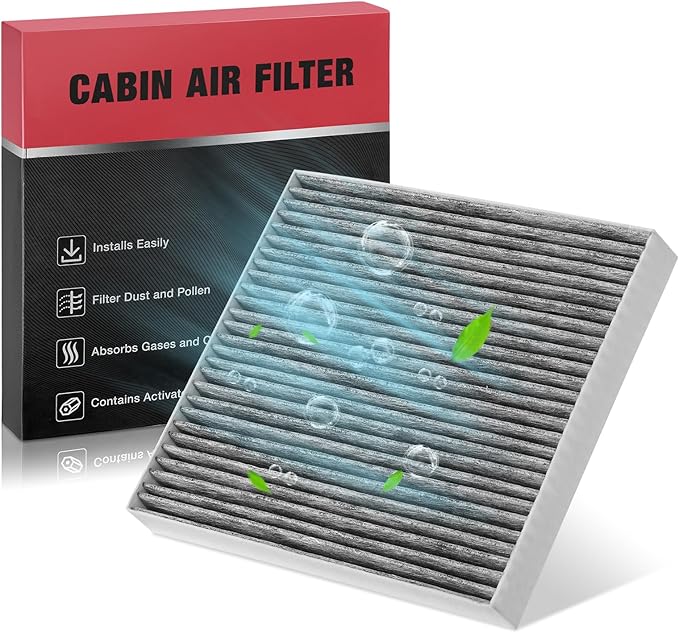 BDFHYK 1PC CF12552 Cabin Air Filter with Activated Carbon Compatible with INFINITI 2019-2023 QX50, 2022-2023 QX55/QX60, Compatible with Nissan 2019-2023 Altima 2.0L 2.5L l4