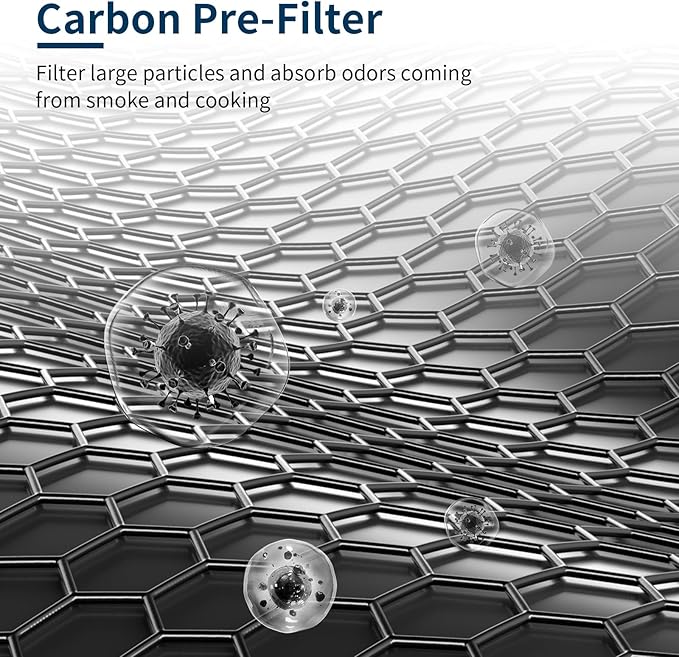 2 Pack FLT4850PT HEPA Pet Replacement Filter B, Compatible for Germ Guardian Air Puri-fier AC4825 AC4300 AC4800 AC4900 AC4850PT, AC4825E