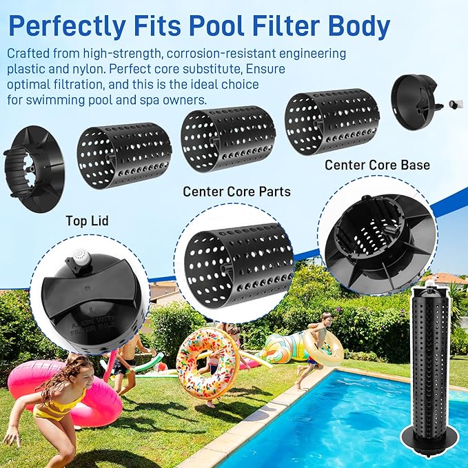 59053700 Center Core Fit for Clean and Clear Pool Filter 100 sq. ft. Pool and Spa Cartridge Filter EC-160354 CCRP100