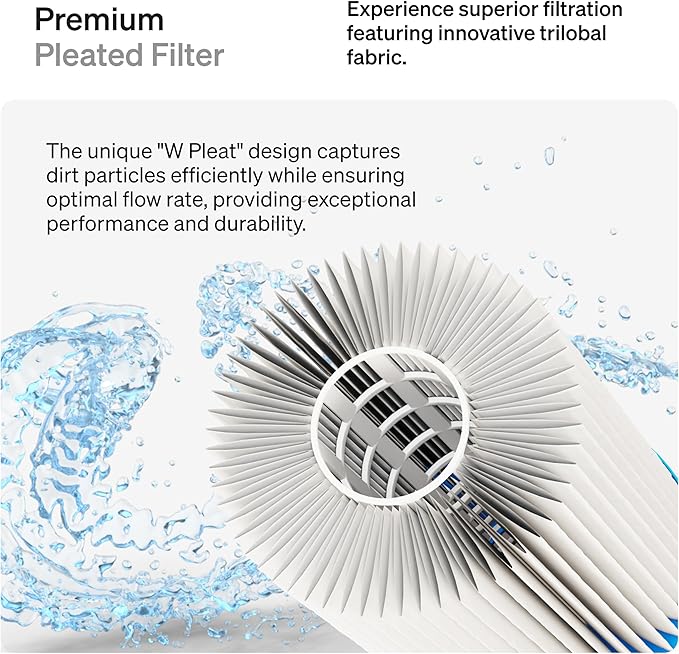 10" x 2.5" Cold Plunge Water Filter 20 Micron (6-Pack) Water Chiller Filter Replacement