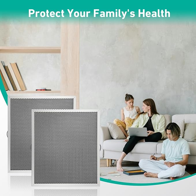 2 Pack 5881 Washable MERV 8 Dehumidifier Filter 12″x13-1/2″x1″Compatible with AprilAire Whole-House Dehumidifiers E080 E100 Dehumidifying Ventilator 8192A