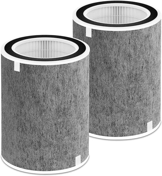 2 Pack HP200 HP201 HP202 Replacement Filter Compatible with Shark HP200 Series, HP202 HP201 HP232 HP302, UA205 and HC502 Air Filter Replacement, Compare Part HE2FKBAS, HE2FKBASMB