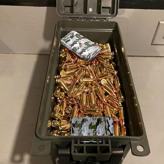 100 Gram Camouflage Gun Safe Dehumidifier Silica Gel Canister Rechargeable Dehumidifier Desiccant Reusable Indicating Desiccant Moisture Absorber with Visible Window [30PACK]