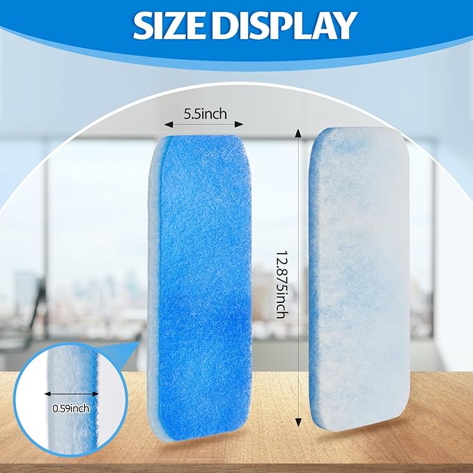 10 Pack RV AC Filters for Air Conditioner Vent 10 RV Filters Replacement for Air Conditioner Vent Compatible with MERV 6 AC Filter(12.9 x 5.5 Inch)