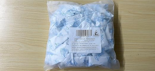 O2frepak 10 Gram(100Packs) Food Grade Moisture Absorbers Silica Gel Packs Desiccant for Storage,Food Safe Dessicant Silica Gel Packets for Moisture Storage Control