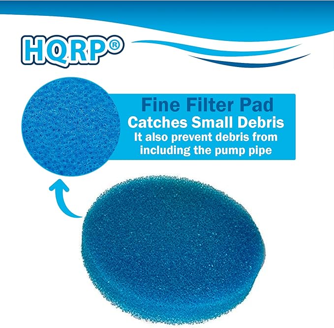 HQRP Fine and Coarse Media Filter Pads (3+2) Compatible with Eheim Classic 600/2217 External Aquarium Canister Filter