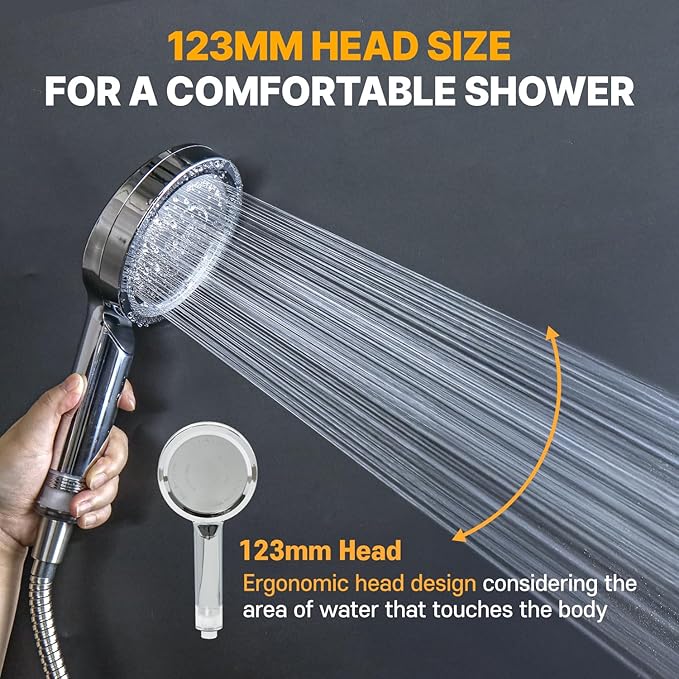 Premium Filter Shower Rooted in Korea’s Luxury Beauty Culture – Pure Carbon Filters for Softer Skin & Smoother Hair | Composite Filter l 6 Month Advanced Filtration Set (JNE300C-SET-6MO)
