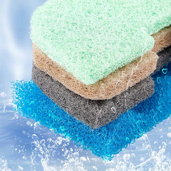 40 Pcs Compatible with 106/107 Replacement Filter Media Kit Compatible with Aquarium Filters Including 4 Biological Foams, 12 Ammonia Remover, 12 Phosphate Remover(106/107)