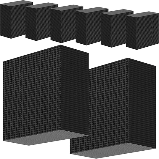 8 Pcs Aquarium Cube Filter Activated Carbon Aquarium Filter Water Filter for Fish Tank 4 x 4 x 2 Inch Cube Honeycomb Structure Charcoal Deodorant for Ponds Pools Horses Stock Tank Filtration